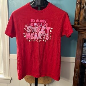Teacher Valentine’s Day tshirt “my class is full of sweethearts”
